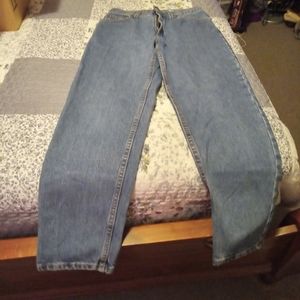 Pair of Levi Strauss & Co. 550 size 10 miss light deam jeans